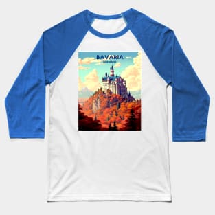 Castle Bavaria - Germany Travel and Tourism Print Baseball T-Shirt